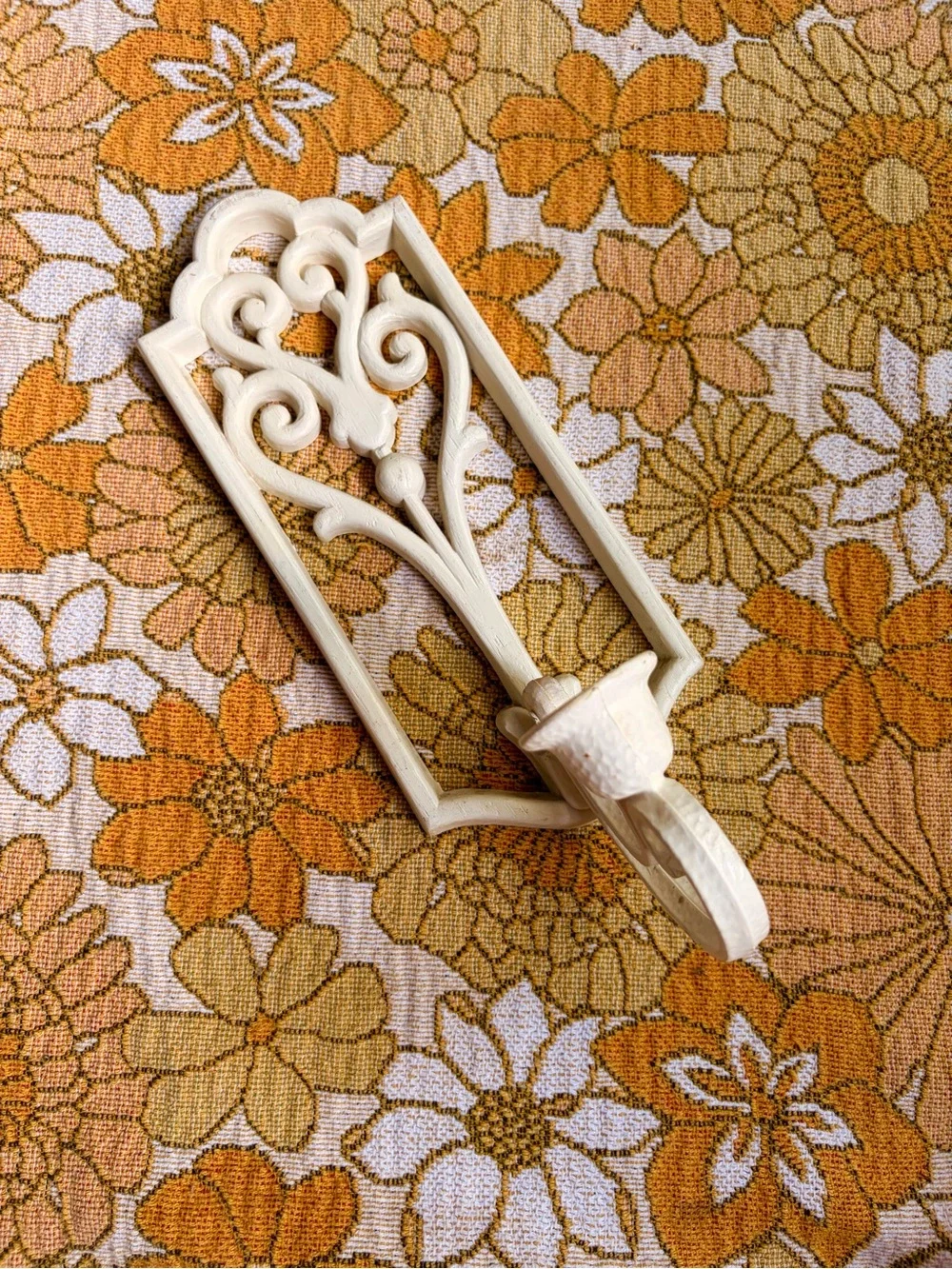 🕯️⚜️✨ Vintage 1970s Baroque Wall Sconce ✨⚜️🕯️